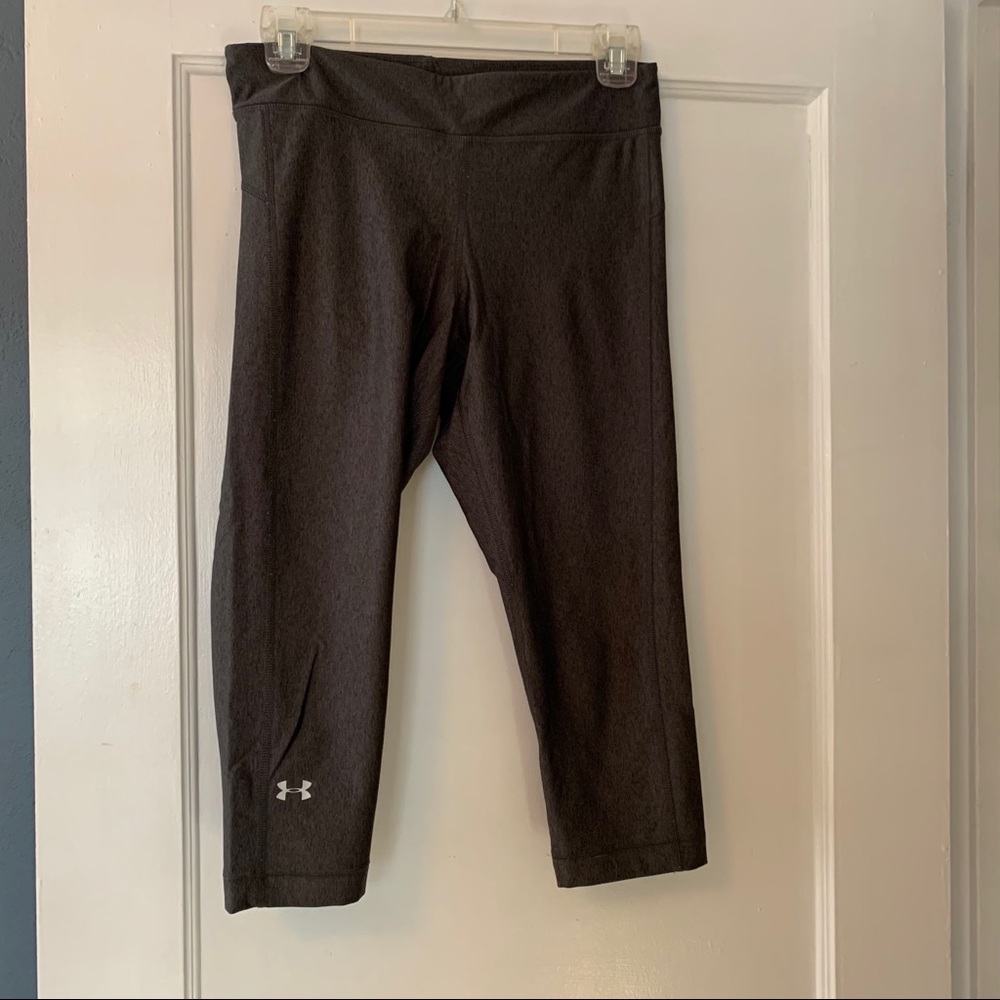 Cropped Workout Leggings, Grey